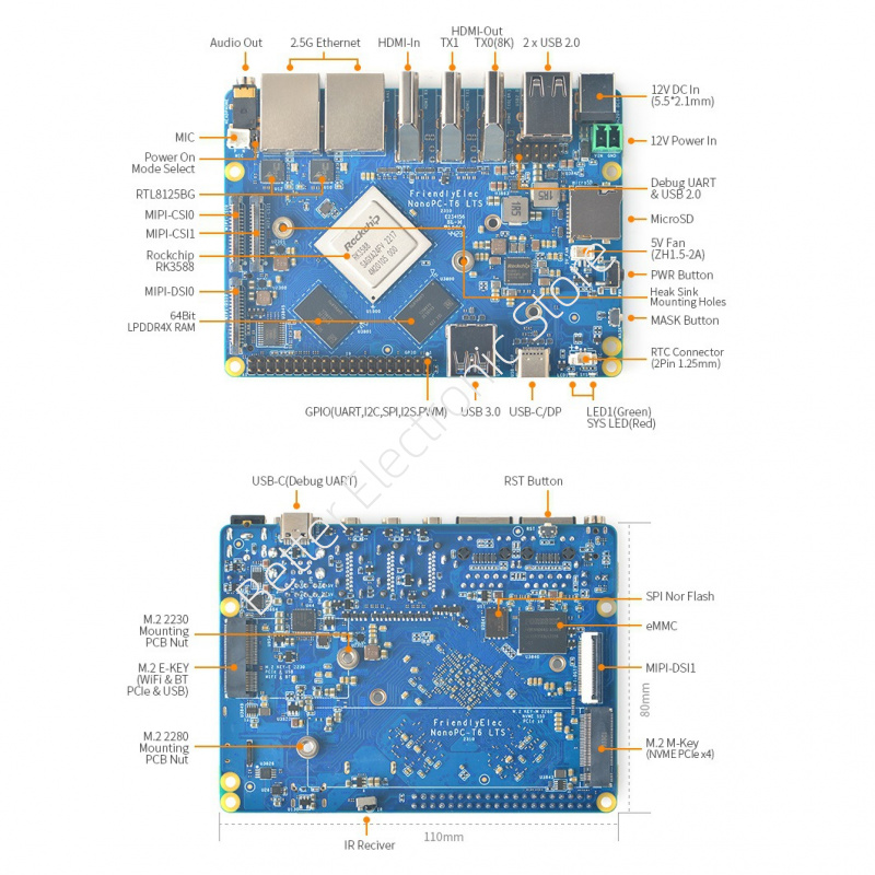 Scheda di Sviluppo TopElec Nan - Nanopc T6 16Gb recensione e prezzo