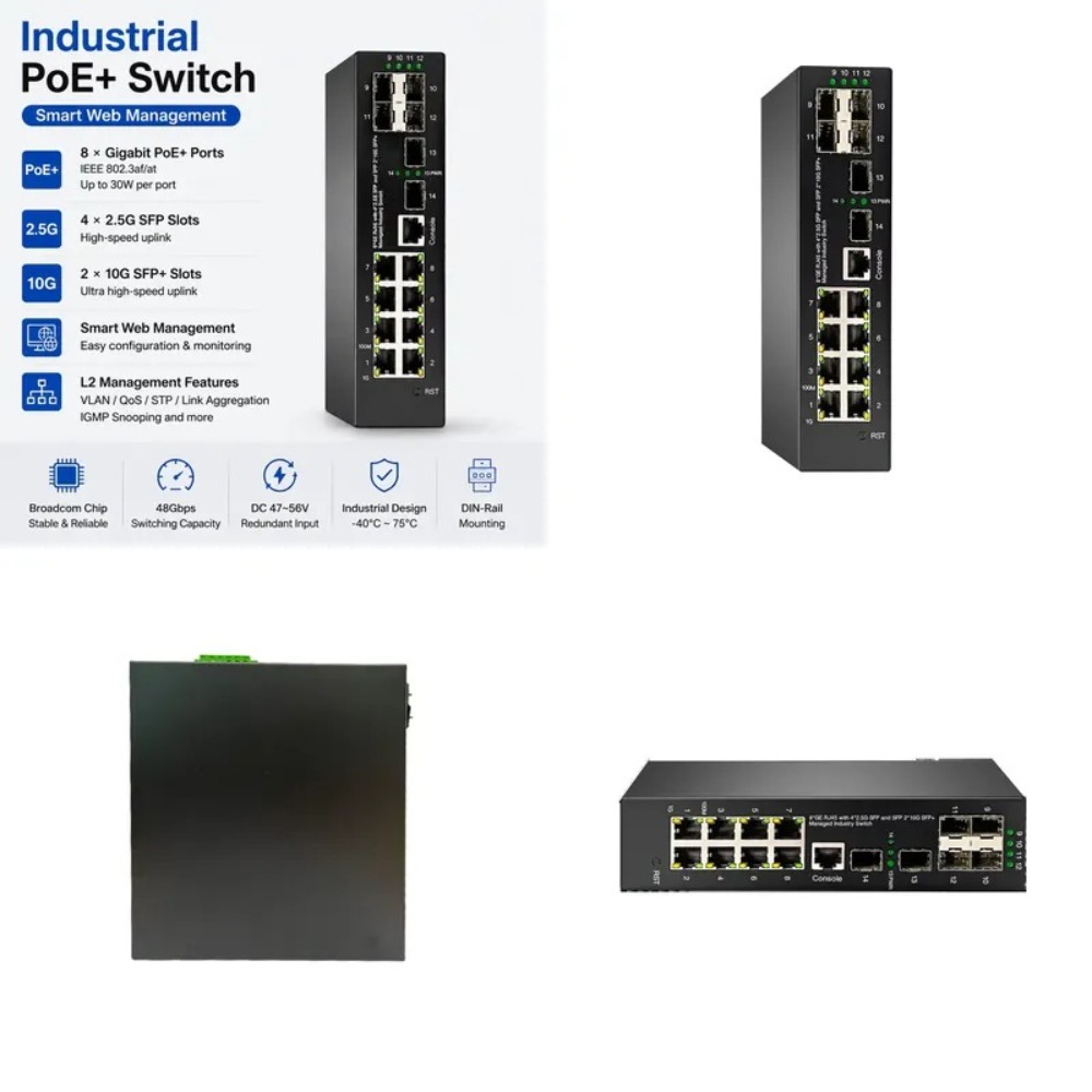 Switch PoE gestito di livello  - Sfp+ 10G Managed Switch 8 Port recensione e prezzo